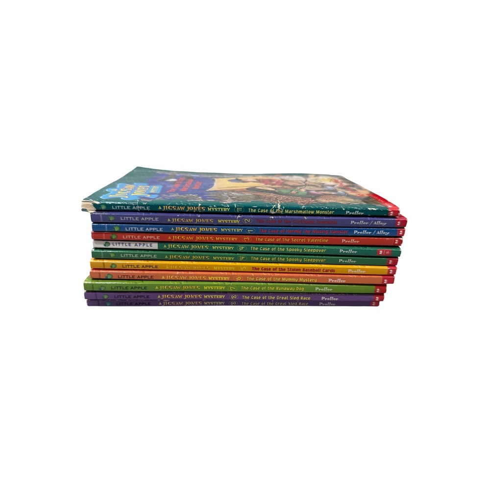 Jigsaw Jones Mystery Book Lot of 11 James Preller Scholastic Little Apple Kids